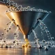 B2B sales funnel showing conversion leakage