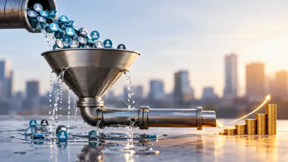 Leaky sales funnel affecting B2B revenue growth